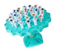 PUSOKEI Early Educational Balance Tree Counting Game Toy Promotes Intellectual Development and Parent-Child Interaction - Plastic Material (Blue)