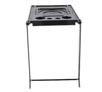 PUSOKEI Foldable Portable Iron Ladder Platform Sturdy for Home Renovation for Efficient Space Optimization (Iron 2)