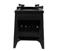 PUSOKEI Foldable Portable Wood Burning Stove for Camping Backpack | Smokeless Outdoor Grill, Stainless Carbon Steel Build, Detachable Campfire Cooker, Hiking Expedition Gear