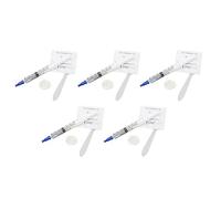 PUSOKEI Heat Conductive Paste Metal-, Safe, Secure, Non-, 5-piece Set, Thermal Paste, for CPU, GPU (2.5ml, 0.11oz)