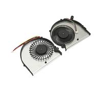 PUSOKEI Laptop Intetnal CPU Fan, 4 Pin Power Connector Laptop CPU GPU Cooler Fan Replacement for GIGABYTE for AERO 15 for 15X for AERO 14 for RP64W for RP65W, Computer Cooling Fan (CPU and GPU Fan)
