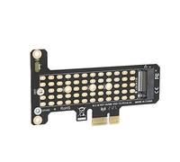 PUSOKEI M.2 NVME to PCIeX1 Adapter, 32Gbps PCIE4.0/3.0 Transfer Expansion Card, M.2 NVME to PCIe X1 / X4 / X8 / X16 PCB Card with Advanced Heat Sink Solution for Windows, for OS X,for Linux(PH41x1)