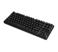 PUSOKEI Mechanical Illuminated Keyboard, Wired Dual Mode Keyboard, Mechanical Key Shaft, 87 Keys, 18 Kinds Of RGB Lighting Effects, for Gaming PC (black)