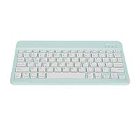 PUSOKEI Multi Device Keyboard Wireless Keyboard, Mini Wireless Keyboard for PC Lock Screen Small Portable Stable Connection Long Battery Life for Computer, PC, Desktop, Laptop (Green)