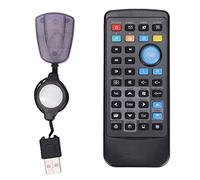 PUSOKEI Multifunctional PC Remote Control, 6 Multimedia Hotkeys Air Remote Universal Control Smart Remote, for WMP, Realplay, KMPlayer, TTplay, WinDVD, PowerDVD