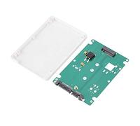 PUSOKEI NGFF SSD Adapter Card, M.2 NGFF SSD Solid State Drive to SATA3 PCI-E 2X Card Riser Adapter (White)
