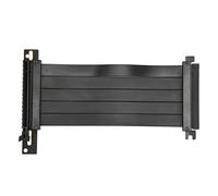 PUSOKEI PCIE 4.0 Flexible Extender Riser Cable,X16 4.0 Extender Riser Cable,High Speed 90 Degree Plug and Play Adapter,for Graphics Card Vertical Mount (50cm)