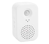 PUSOKEI PIR Motion Sensor Activated Voice Reminder, No Power Cord Needed, 120° Wide Detection, with Custom Recording Up to 20 Seconds, for Shop Store Home Hotel Supermarket
