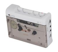 PUSOKEI Portable Cassette Player Recorder, Vintage Bluetooth Cassette Tape Player with Microphone & 3.5mm Headphone Jack, Support AUX Input, AA Battery/USB Power Supply