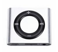 PUSOKEI Portable HiFi MP3 Player | Aluminum Alloy Rechargeable Music Player with HD Speaker and Earphone for On-the-Go Listening (Silver Gray)