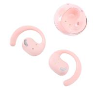 PUSOKEI Real Time AI Translator Earbuds | 140 Language Bluetooth 5.4 Noise Cancelling Wireless Earphones for Travel (Pink)