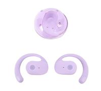 PUSOKEI Real Time AI Translator Earbuds | 140 Language Bluetooth 5.4 Noise Cancelling Wireless Earphones for Travel (Purple)