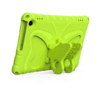 PUSOKEI Shockproof Rotatable Folding Stand Protective Case for Fire Max 11 Washable EVA Tablet Cover Anti-drop for Reading or Watching Content (Grass Green)