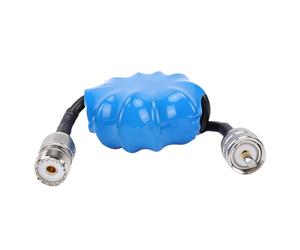 PUSOKEI Shortwave Choke Magnetic Ring 1.8-30MHz 1: Current Balun HF Common Mode Choke Coil with M Male to M Female Connector