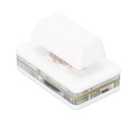 PUSOKEI Single Key Mini Keypad, USB Wired RGB Mechanical Keypad with Red Switch, Programmable Macro PC Keyboard, User Defined OSU Keypad for Office, Gaming, Music (White)