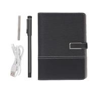 PUSOKEI Smart Pen Notebook Set, Bluetooth 5.0 Digital Pen with 3 in 1 Real Time Synchronization, OCR Text Recognition, for Android IOS Mobile Phones Tablets (Black Patchwork)