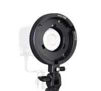 PUSOKEI Speedlite Bracket, S-Type Bracket Bowens Mount Holder, Mini to Standard Bowens Adapter, for LED Light, Softbox, Beauty Dish, Reflector, Umbrella