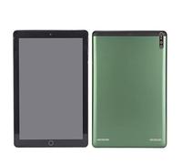 PUSOKEI Tablet，HD Android 10 Inch Tablet，1GB RAM+16GB ROM 128GB Expand，1080p Full HD Display，Quad-Core 2800mAh Battery Perfect for Phototaking, Games, Music, Movies (Green)