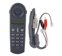 PUSOKEI Telephone Phone Line Cable Tester,Butt Test Tester Tool Cable Set with Connectors and Joiner,FSK/DTMF Automatic Identification,Call/Caller ID/Line Detection