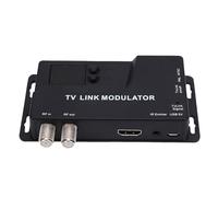 PUSOKEI to RF Modulator, 471.25MHz to 885.25MHz 1080P HD Coaxial Converter, SDR TV Modulator Support NTSC PAL Format, for TV Game Console DVD Set Top Box Laptop PC