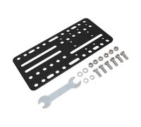 PUSOKEI Universal USB Handbrake Plate, Stainless Steel USB Handbrake Desk Mount Bracket Plate, for SIM Racing Shifter, G25/27/29/920/923 T500, for Driving Force Shifter, for TH8A Shifter