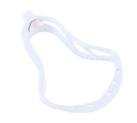 PUSOKEI Unstrung Lacrosse Head, Nylon Lacrosse Stick Head Replacement for Competition Training, High Strength Gear for Offense (White)