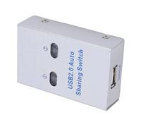 PUSOKEI USB 2.0 Auto Switcher for Printer | 2-Port Share Device, Connect PC and Scanner to 1 Printer