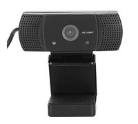PUSOKEI USB Webcam with Tripod, 1080P HD Web Camera with Microphone, Universal Clip-on PC Laptop Computer Camera for Video Calling,Zoom Meeting,Youtube,Wechat(Black)