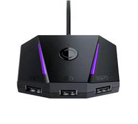 PUSOKEI VX2 AimBox Keyboard Mouse Adapter, APP Control Converter for PS 4, X Box Series X/S, X Box One, with 3.5mm Audio & RGB Light, for Games