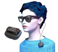 PUSOKEI Wearable Battery Pack for Smart Glasses, Ultra Light Mini Power Bank Compatible with Wayfarer, Headliner, Skyler, Meta, HSTN, Charge While Wearing (Single Battery)