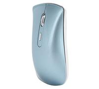 PUSOKEI Wireless Bluetooth5.0 Mouse, 2.4Ghz Wireless 5.0 Laptop Desktop Computer Mute Ergonomics 1600DPI Mouse for Office/Home with Nano USB Receiver (Blue)
