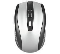 PUSOKEI Wireless Computer Mouse for PC with USB Unifying Receiver, Laptop Deskbtop Mac Optical Mouse with 800 1200 1600 2000DPI, 2.4G Ergonomic Mini Optical Mouse (Grey)