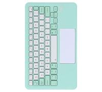 PUSOKEI Wireless Gaming Keyboard, Wireless Keyboard Wireless Keyboard Portable Scissor Key Foot Keyboard with Touchpad for Android for OS X for Windows, Scissor Key Foot Structure (Green)
