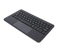 PUSOKEI Wireless Gaming Keyboard, Wireless Keyboard Wireless Keyboard Portable Scissor Key Foot Keyboard with Touchpad for Android for OS X for Windows, Scissor Key Foot Structure (Black)
