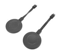 PUSOKEI Wireless HDMI Transmitter and Receiver, 4K Decode & 1080P 60Hz Output, 50m/164ft, Plug and Play for Streaming Video and Audio to Monitor From Laptop TV Box