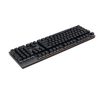 PUSOKEI Wireless Keyboard, 104 Keys Wireless Transmission Energy Saving LED Backlight Gaming Keyboard, Ergonomic Wireless Keyboard for Mac, PC, Laptop, Desktop (Red Switch)