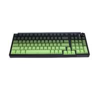PUSOKEI Wireless Mechanical Keyboard, 98 Keys 5.0 2.4G USB C Hot Swappable RGB Backlit Gaming Keyboard, with 22 Lighting Modes and Sound Dampening Technology (Gradient Green)