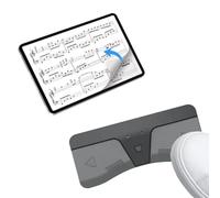PUSOKEI Wireless Page Turner Pedal for Musical Instruments, Bluetooth Foot Pedal Music Page Turner, Silent & Anti Slip for IOS Android Tablets Phones