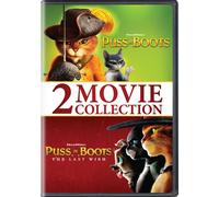 Puss in Boots 2-Movie Collection - Antonio Banderas & Salma Hayek - DVD - US Import