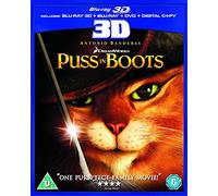 Puss in Boots (Blu-ray 3D + Blu-ray + DVD + Digital Copy)