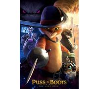 Puss In Boots The Last Wish 2022 Movie Poster Unframed Print A5 A4 A3 A2 A1 MAXI Wall Art Home Decor Kids Animated Movies Cinema 961 (A3-29.7cm x 42cm)