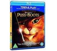 Puss in Boots Triple Play (Blu-ray + DVD + Digital Copy) [2012] [Region Free]