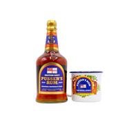 Pusser's - Branded Mug & Blue Label - Rum 70cl 40% ABV