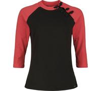 Pussy Deluxe Asia Dreams - Top Long-sleeved Top black red M