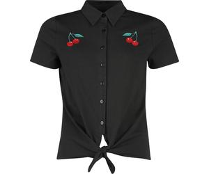 Pussy Deluxe Classic Black Short Blouse Blouse black XS