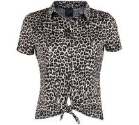 Pussy Deluxe Leopard Print Short Blouse Blouse leopard XXL
