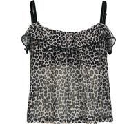 Pussy Deluxe Leopard Print Top Top multicolour M