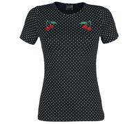 Pussy Deluxe Mini Dots Basic Shirt T-shirt black S