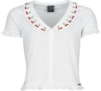 Pussy Deluxe Mon Chéri Tie-Front Blouse Blouse white S