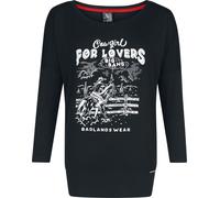 Pussy Deluxe Wild West For Lovers Long-sleeved Top Long-sleeved Top black M